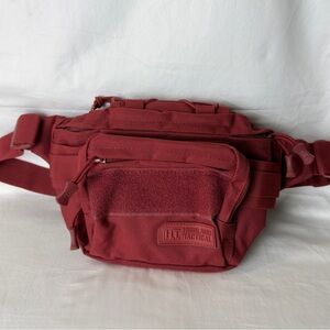 Highland Tactical Utility Fanny Pack Waist Crossbody Unisex’s Red